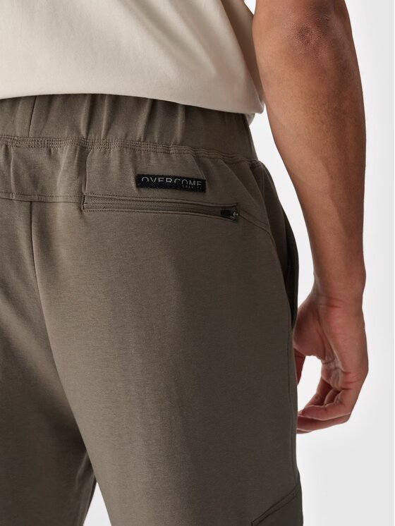 4F 4F Pantaloni di tessuto 4FWSS25TTROM0990-80S Marrone Regular Fit