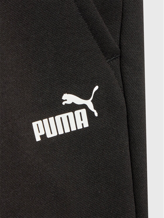 Puma Puma Donji dio trenerke Essentials Logo 586973 Crna Regular Fit