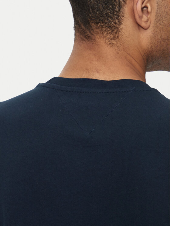 Tommy Jeans Tommy Jeans T-Shirt DNA Flag DM0DM18533 Σκούρο μπλε Regular Fit