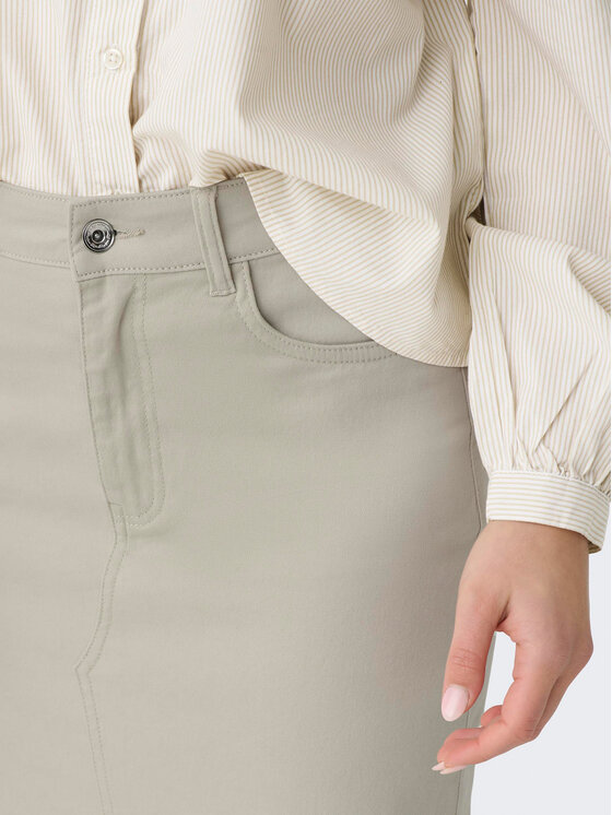 ONLY ONLY Дънкова пола Lola 15318146 Бежов Regular Fit