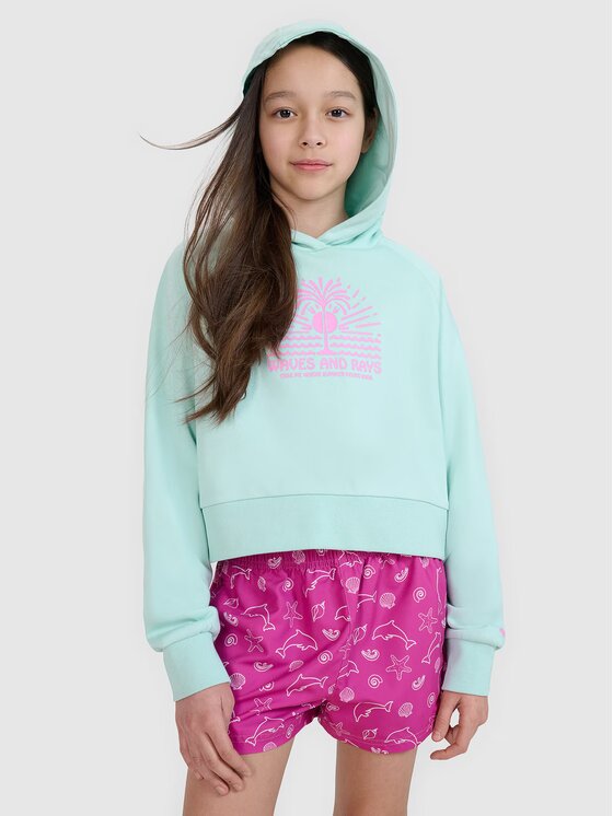4F 4F Felpa 4FJRSS25TSWSF2252-47S Verde Oversize