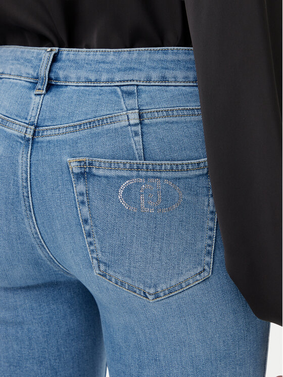 Liu Jo Liu Jo Traperice UA5080 D4988 Plava Slim Fit