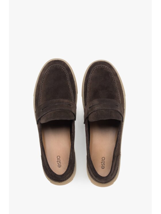 Estro Estro Loafers ER00119234 Καφέ
