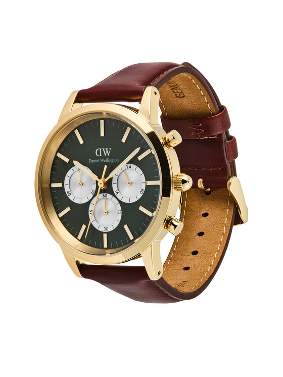 Daniel Wellington Daniel Wellington Käekell Iconic Chronograph St Mawes Arctic Panda DW00100876 Pruun