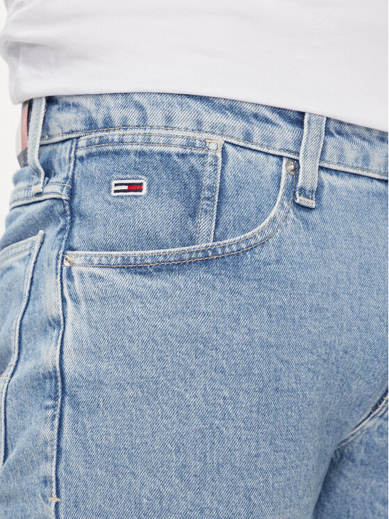 Tommy Jeans Tommy Jeans Džínsové šortky Ronnie DM0DM19154 Modrá Slim Fit