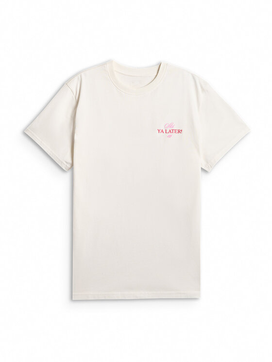 4F 4F T-Shirt WINTER CLUB Kremowy Loose Fit