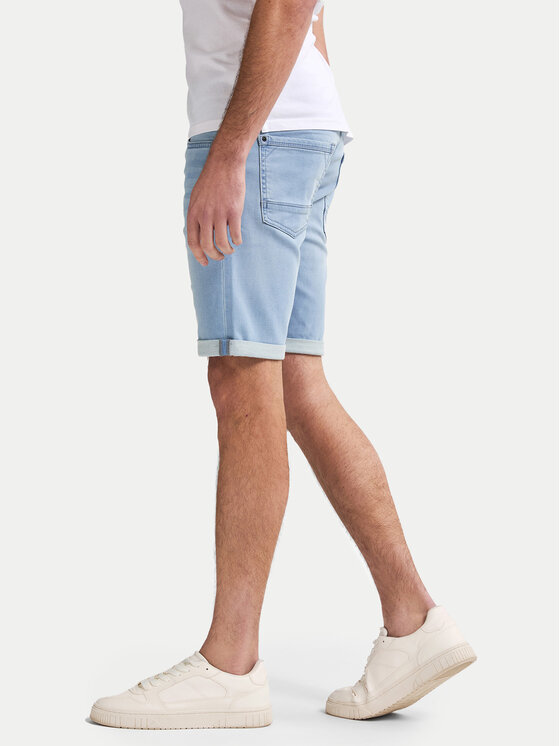 Petrol Industries Petrol Industries Džínsové šortky M-ROS-SHO001 Modrá Slim Fit