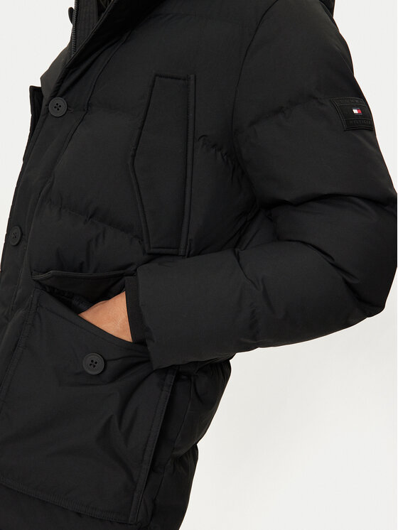 Tommy Hilfiger Tommy Hilfiger Μπουφάν χειμωνιάτικο Essential MW0MW37483 Μαύρο Regular Fit