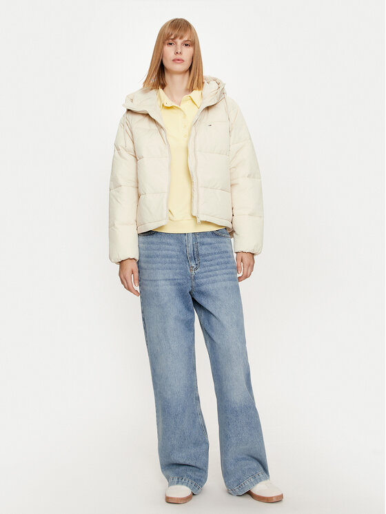 Tommy Jeans Tommy Jeans Zimné bundy Vail DW0DW18841 Béžová Regular Fit