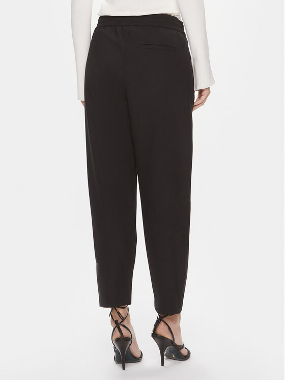 Marella Marella Spodnie materiałowe Dictate 2413131034 Czarny Regular Fit