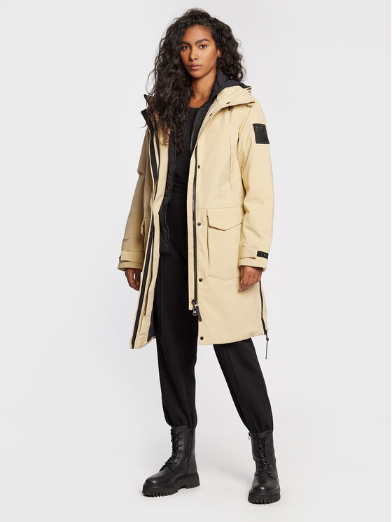 Halti Halti Parka Bergga 065-0425 Bézs Relaxed Fit