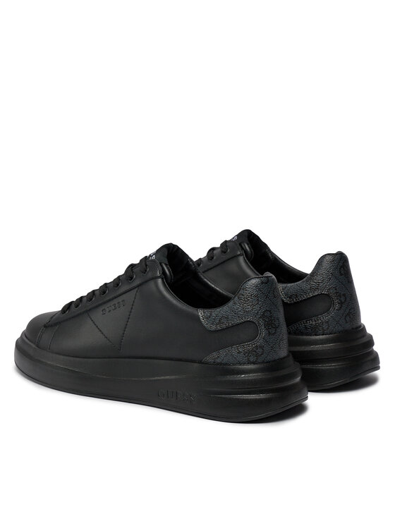 Guess Guess Sneakersy Elba FMPVIB LEA12 Czarny