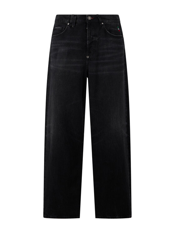 PHILIPP PLEIN PHILIPP PLEIN Jeansy 31242 Czarny Loose Fit