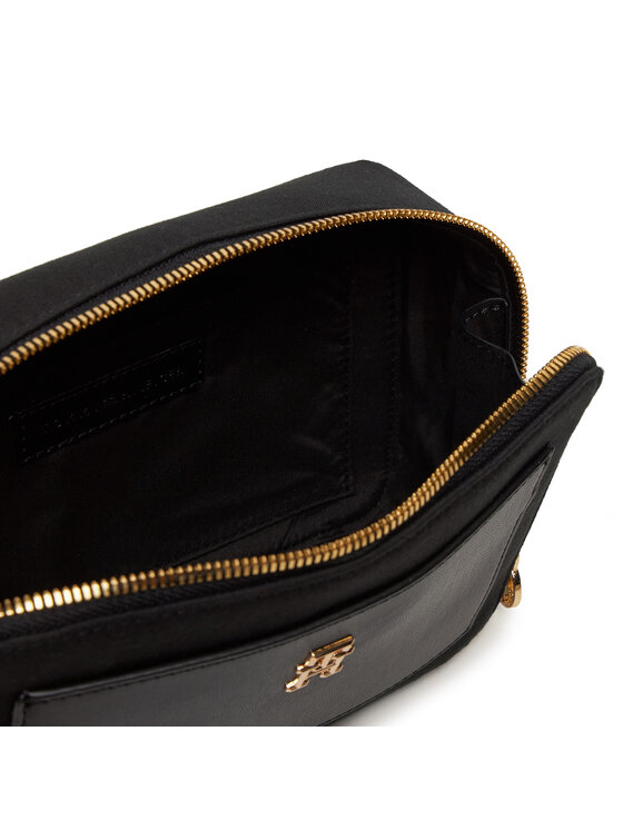 Tommy Hilfiger Tommy Hilfiger Ročna torba Distinct Camera Bag AW0AW16303 Črna