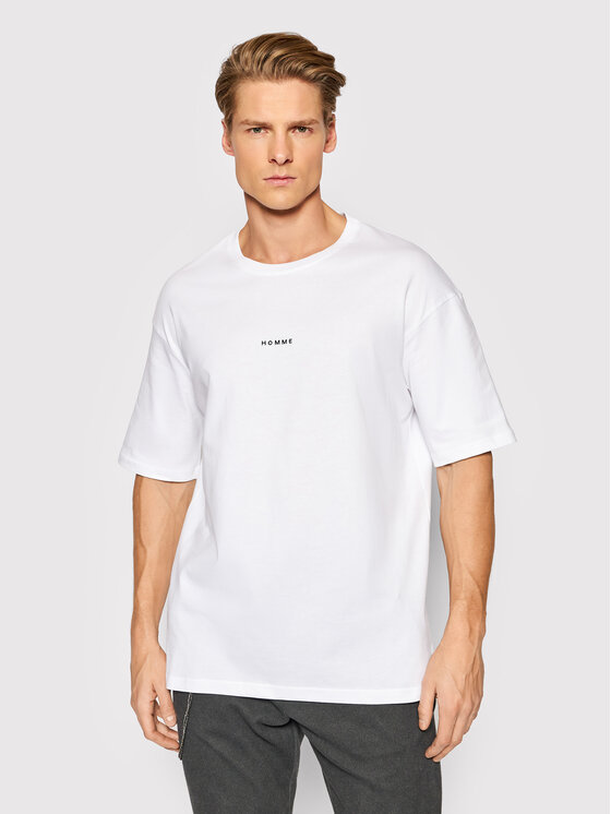 Homme T-shirt Hankie 16085887 Bianco Regular Fit | Modivo.it