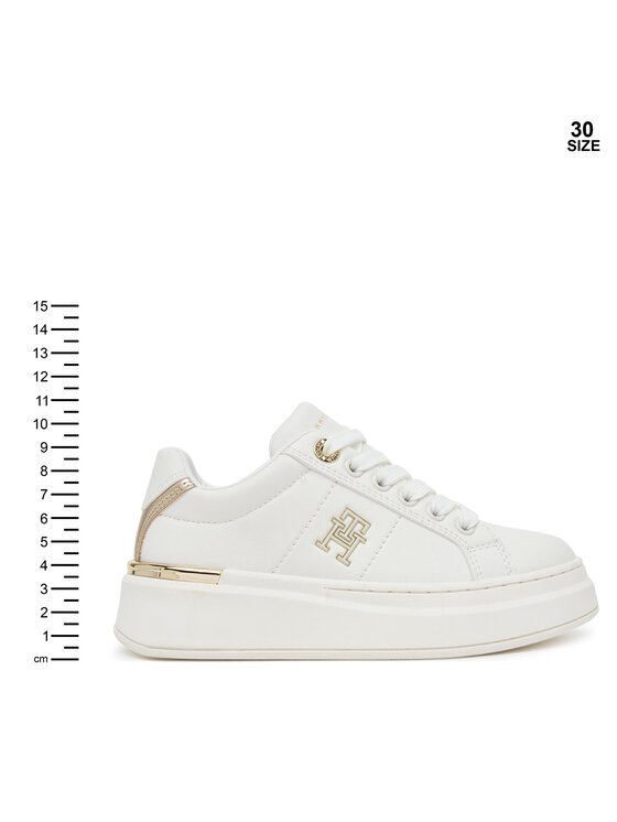 Tommy Hilfiger Tommy Hilfiger Tenisice Low Cut Lace-Up T3A9-33985-1355 S Bijela