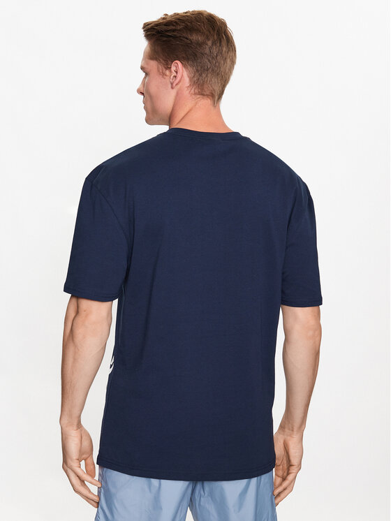 HUGO Hugo Tričko 50493727 Tmavomodrá Relaxed Fit
