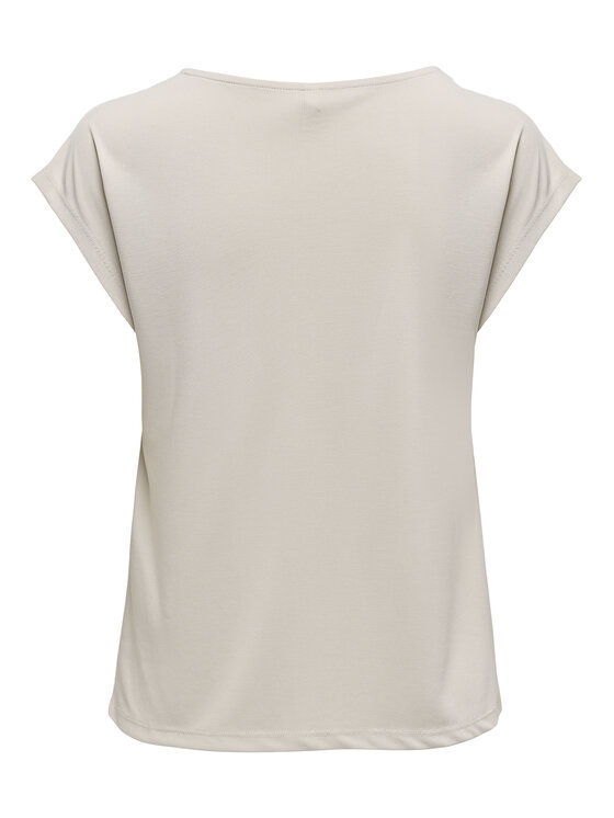ONLY ONLY T-Shirt Free 15287041 Béžová Regular Fit