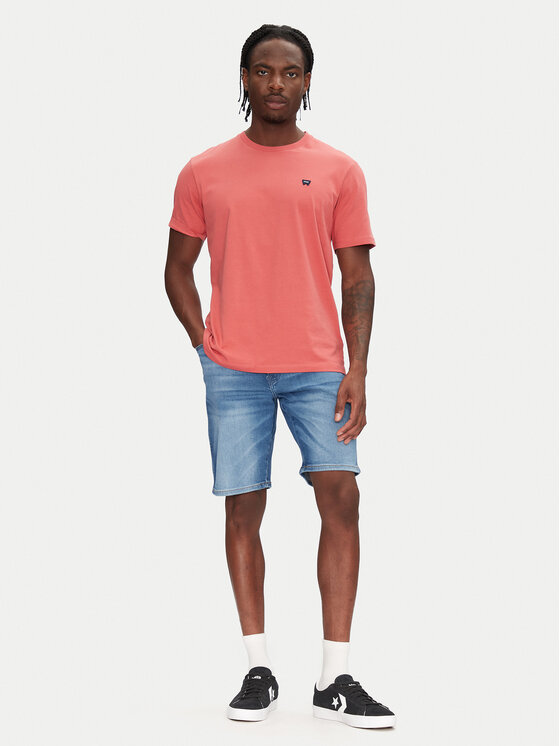 Wrangler Wrangler Джинсові шорти Texas 112362505 Голубий Regular Fit
