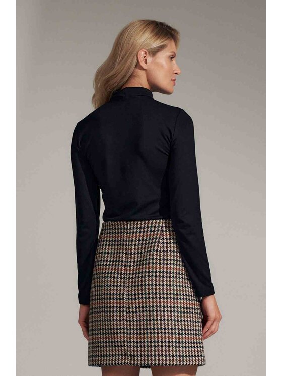 FIGL FIGL Blúzka M729 Čierna Slim Fit
