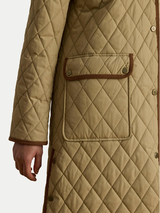 LAUREN RALPH LAUREN LAUREN RALPH LAUREN Übergangsjacke Crested 3/4 Quilt 297P18059002 Beige Regular Fit