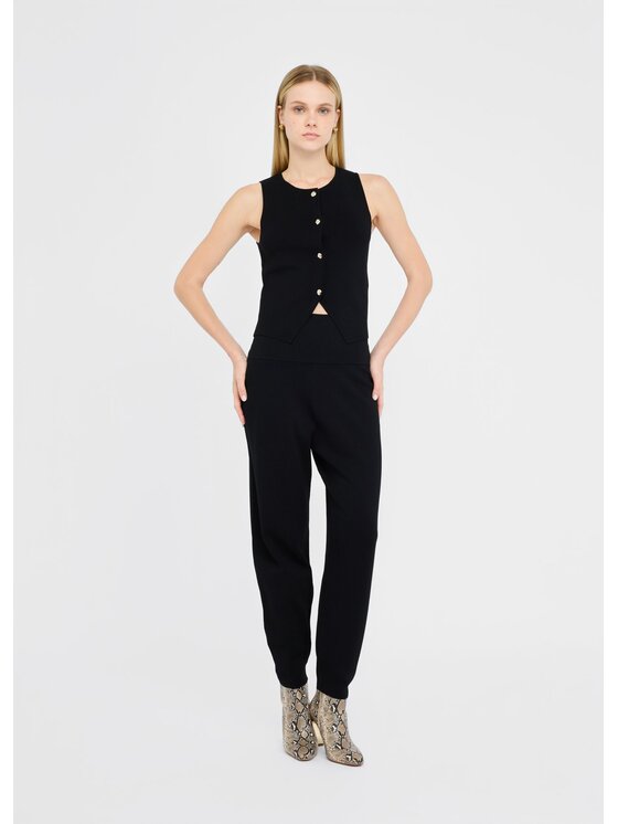 Liu Jo Liu Jo Pantaloni di tessuto CF5036MS55N22222 Nero Regular Fit