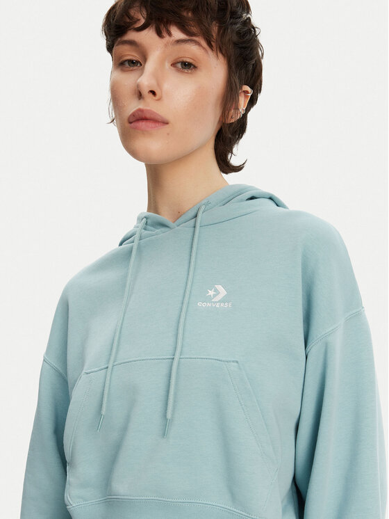 Converse Converse Sweatshirt Chuck Taylor 10027616-A03 Blau Boxy Fit