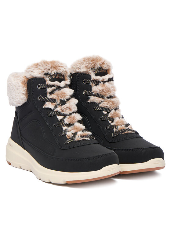 Skechers Skechers Kotníková obuv Glacial Ultra 144199/BLK Černá