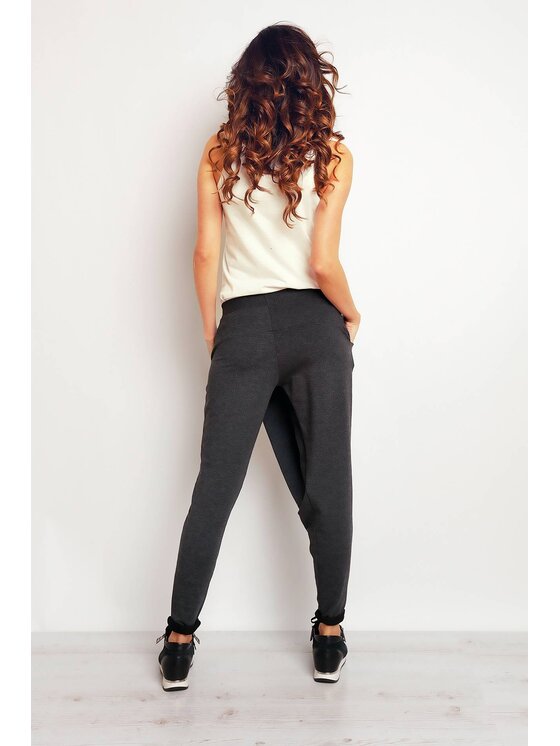 Infinite You Infinite You Dámské kalhoty M092 Šedá Basic Fit
