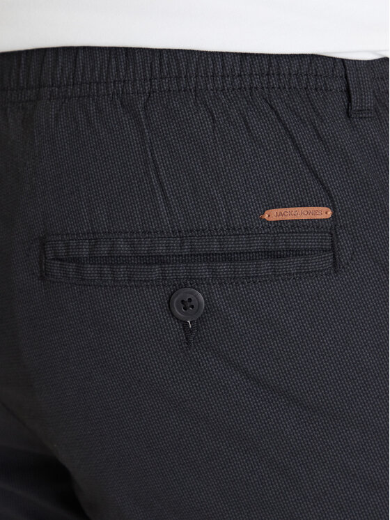 Jack & Jones Jack & Jones Chino nohavice Marco 12293491 Čierna Slim Fit