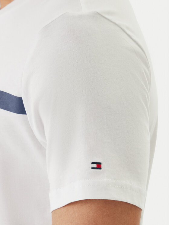 Tommy Hilfiger Tommy Hilfiger Póló Brand Love MW0MW42368 Fehér Regular Fit
