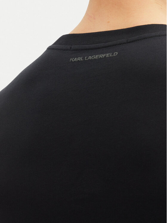 KARL LAGERFELD KARL LAGERFELD T-Shirt 755065 552241 Granatowy Regular Fit
