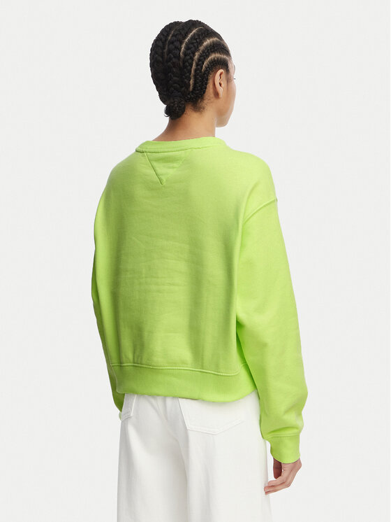 Tommy Jeans Tommy Jeans Jopa Athleisure Metallic DW0DW22996 Svetlo zelena Relaxed Fit