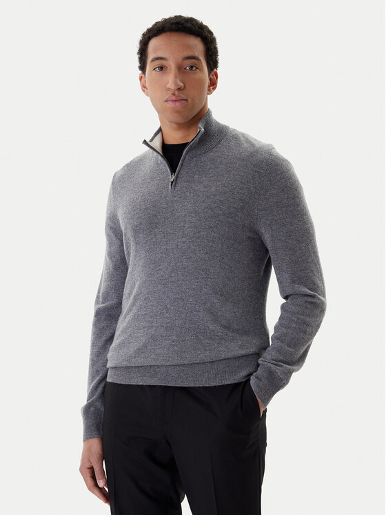 BOSS BOSS Sveter H-Hemarlo 50549984 Sivá Regular Fit