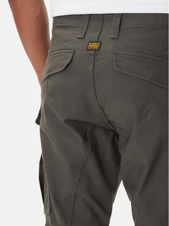 G-Star Raw G-Star Raw Hlače Zip Pocket 3D D24307-E172 Zelena Skinny Fit