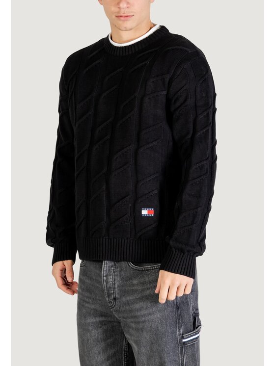 Tommy Jeans Tommy Jeans Maglione DM0DM22355 Nero Casual Fit