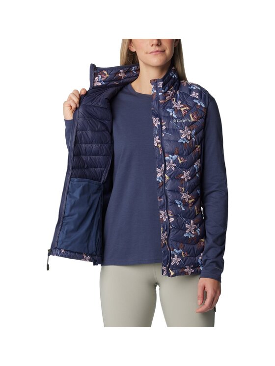Columbia Columbia Smanicato Columbia Powder Pass Vest Blu Regular Fit