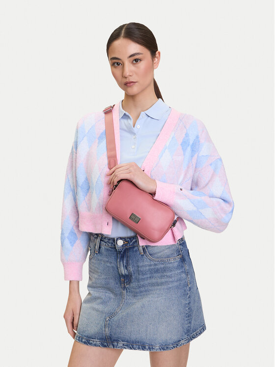 Tommy Jeans Tommy Jeans Torbica Tjw American Cool Camera Bag AW0AW17570 Ružičasta
