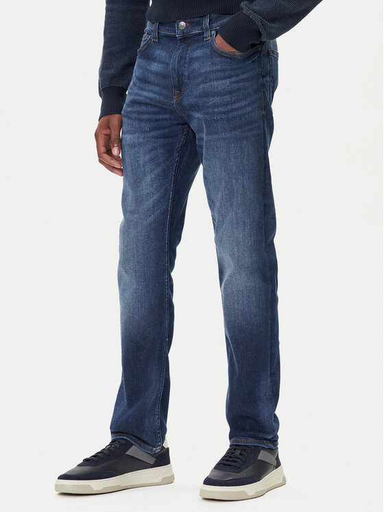 BOSS BOSS Jeansy Delaware Bo 50549523 Tmavomodrá Slim Fit