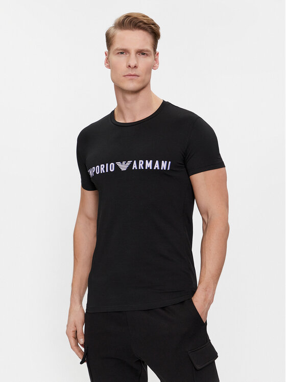 Emporio Armani Underwear T-shirt 111035 4R516 00020 Crna Regular Fit