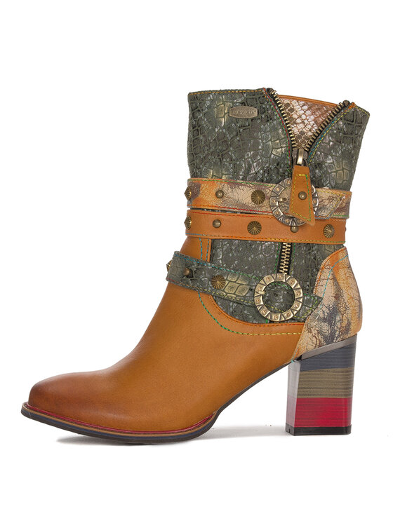 Laura Vita Laura Vita Botki SL76889-11A Brązowy