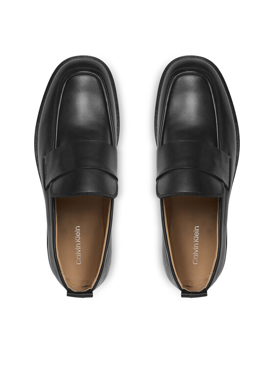 Calvin Klein Calvin Klein Półbuty SQ RUBBER LOAFER HM0HM01901 Czarny