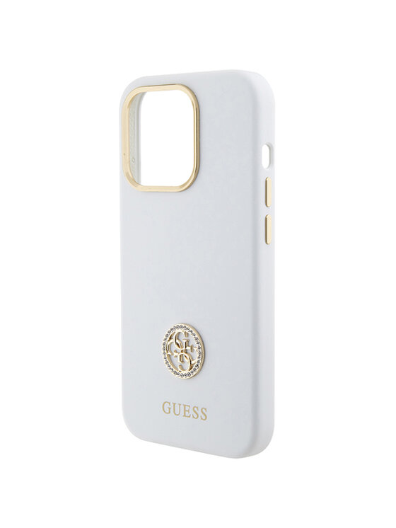 Guess Guess Etui na telefon iPhone 15 Pro Max Biały