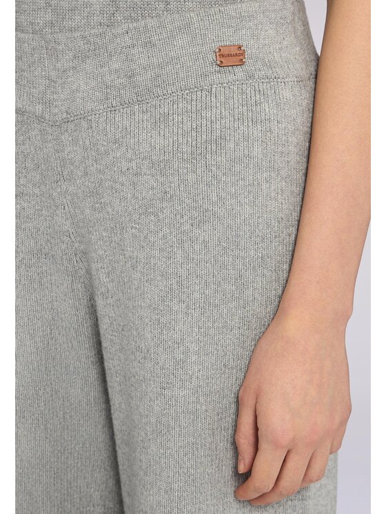 Trussardi Trussardi Pantaloni di tessuto P6036000015N003 Grigio Over Fit