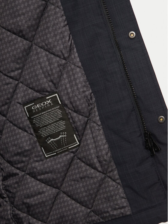 Geox Geox Zimní bunda Dolomia M4620M T3162 F1624 Tmavomodrá Regular Fit