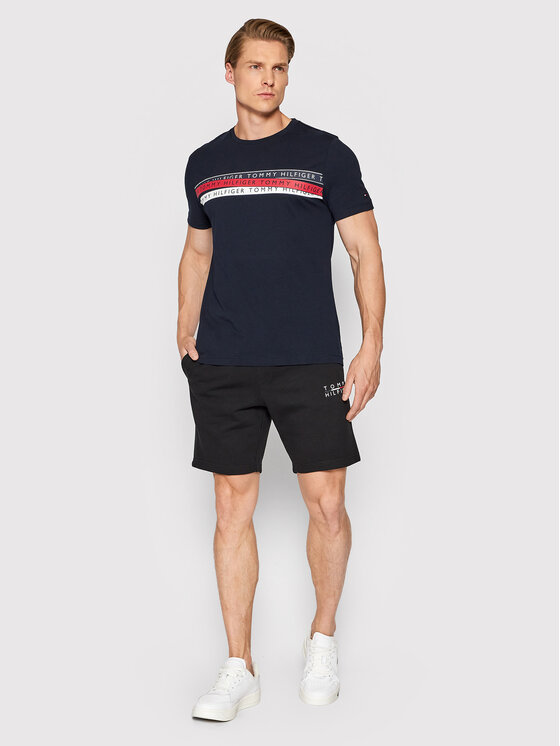 T-shirt Corp Chest Taping MW0MW24549 Blu scuro