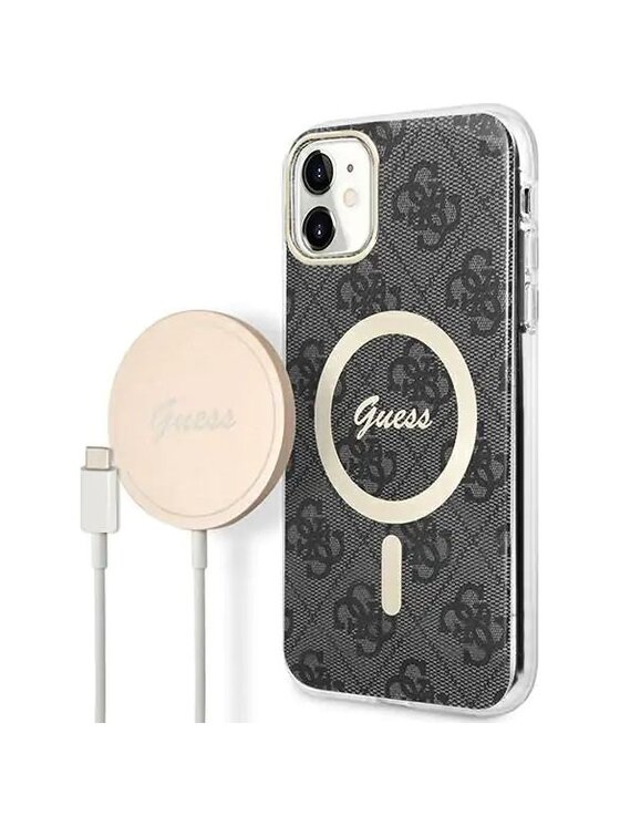 Guess Guess Etui na telefon 4G Print Czarny