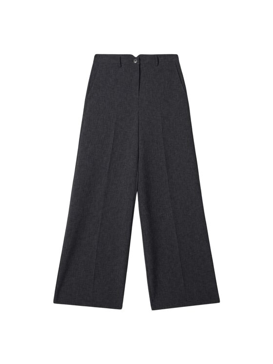 Oltre Oltre Spodnie materiałowe P01XR109331N023 Szary Baggy Fit