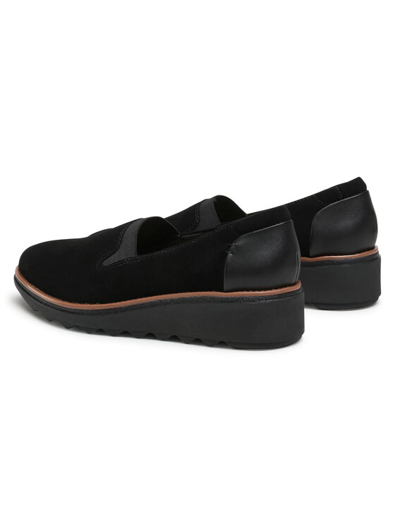Clarks Clarks Polobotky Sharon Dolly 261558194 Černá