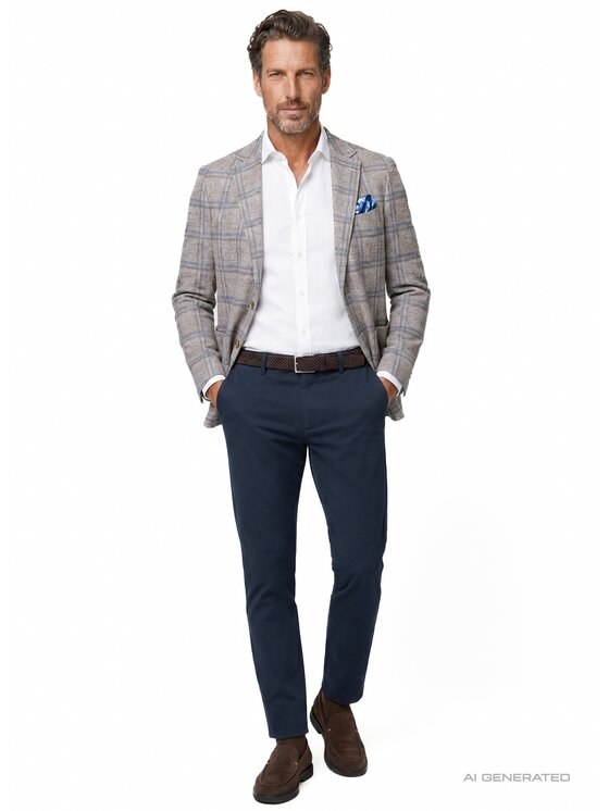 Pako Lorente Pako Lorente Marynarka P26WF-3X-006 Beżowy Slim Fit